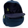 Game On Tennis Backpack, Navy & Lime - Backpacks - 4