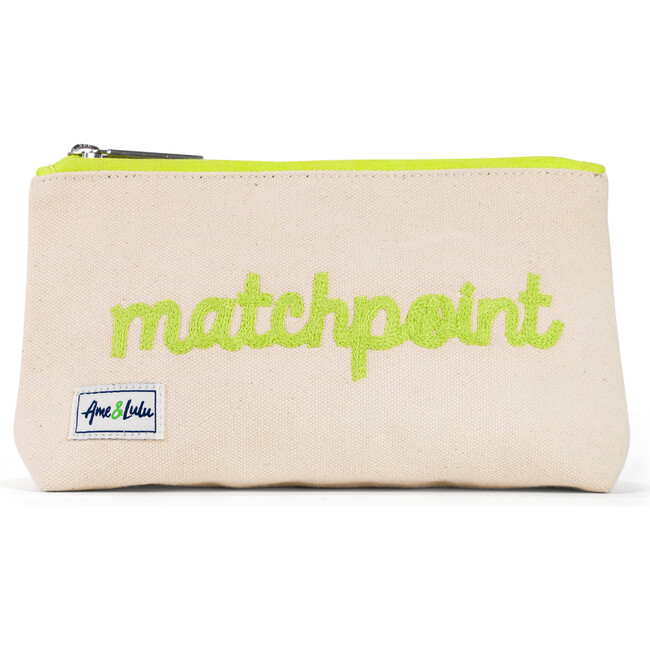 Brush It Off Small Athletic Pouch, Matchpoint Stitched