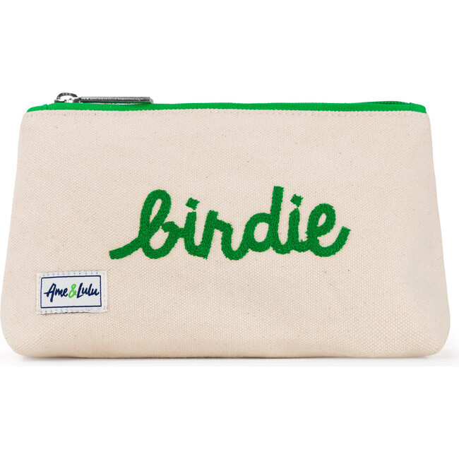 Brush It Off Small Athletic Pouch, Birdie Stitched