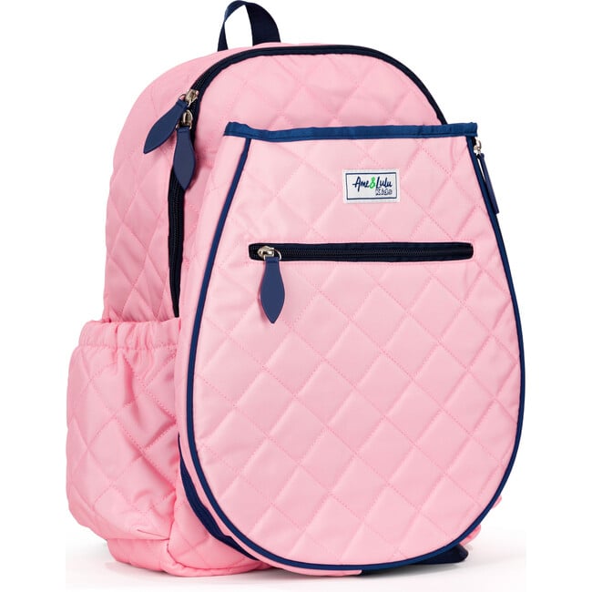 Big Love Tennis Backpack, Quilted Blush - Backpacks - 4