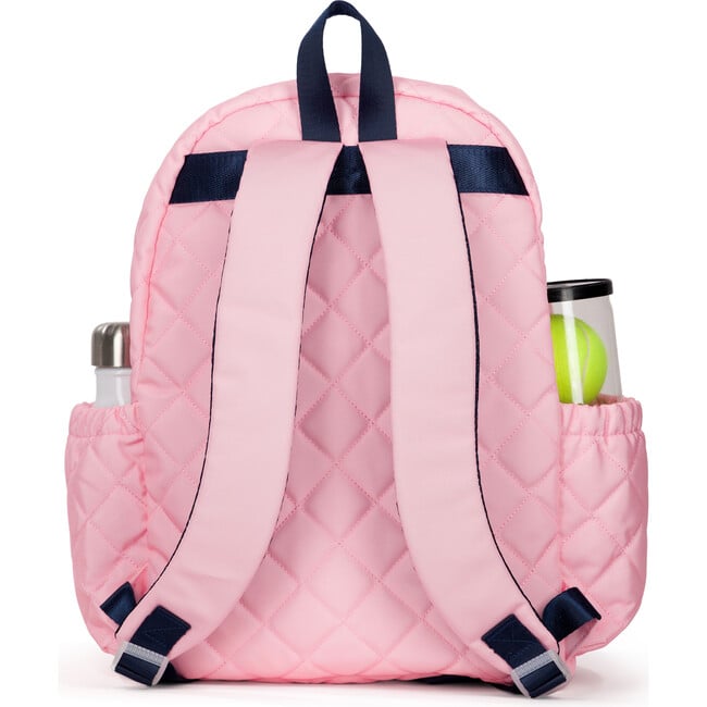 Big Love Tennis Backpack, Quilted Blush - Backpacks - 5