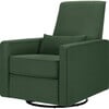 Piper Recliner & Swivel Glider, Pine Green - Nursery Chairs - 1 - thumbnail