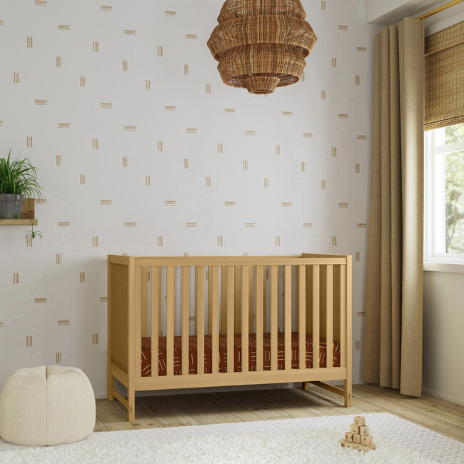 Margot 3-In-1 Convertible Crib, Honey - Cribs - 2