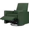 Piper Recliner & Swivel Glider, Pine Green - Nursery Chairs - 5