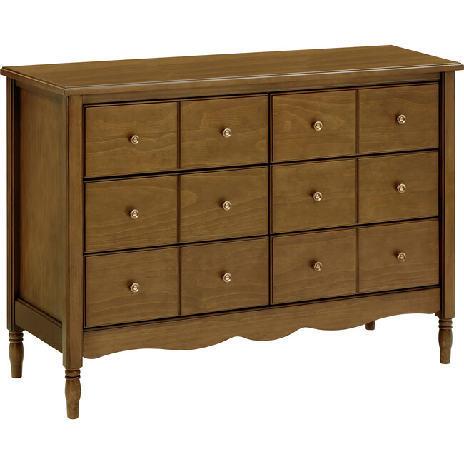 Liberty 6-Drawer Assembled Dresser, Natural Walnut