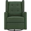 Maddox Recliner & Swivel Glider, Pine Green - Nursery Chairs - 4