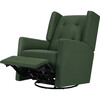 Maddox Recliner & Swivel Glider, Pine Green - Nursery Chairs - 5