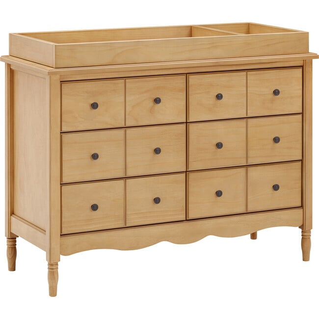 Liberty 6-Drawer Assembled Dresser, Honey - Dressers - 6