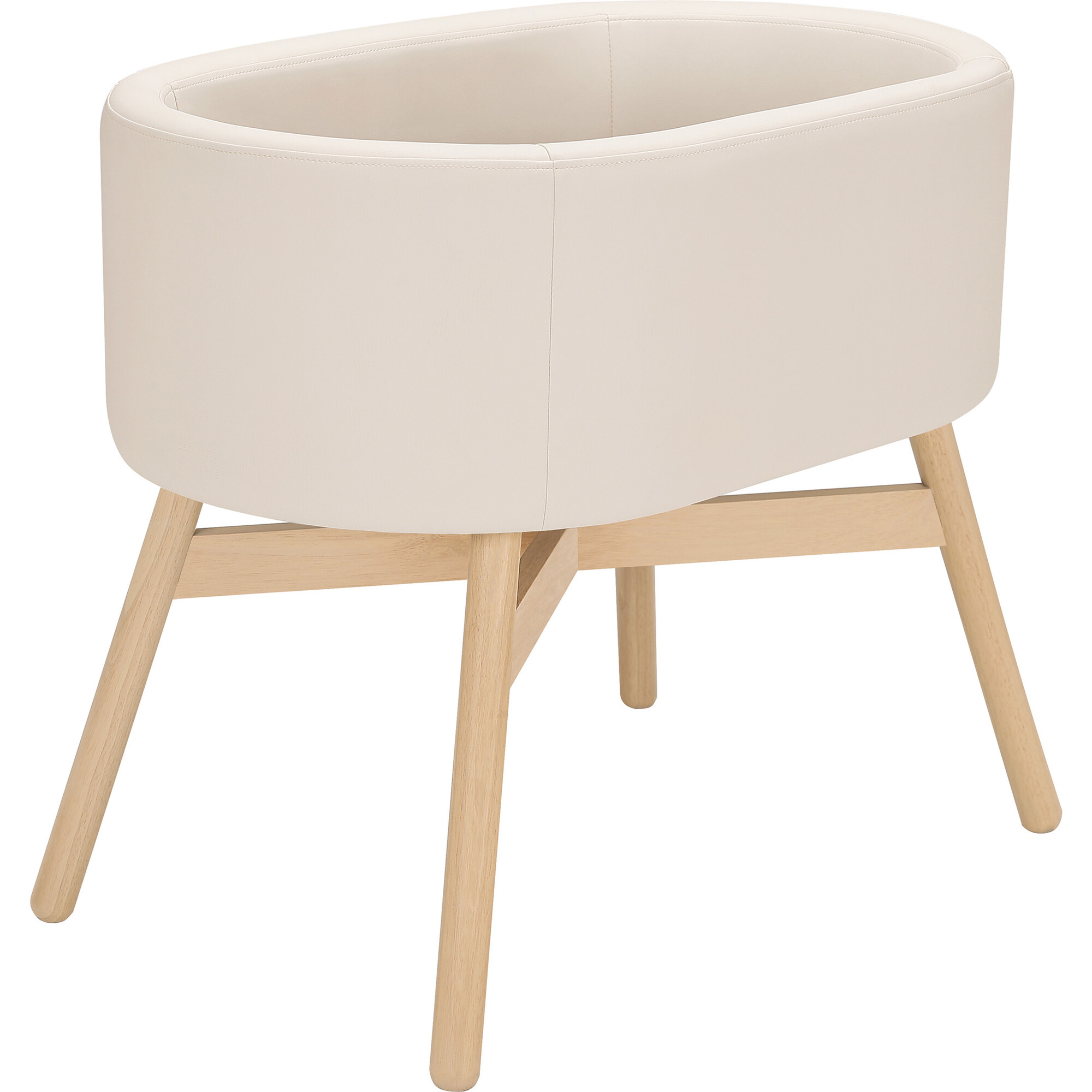 Babyletto X Gathre Capsule Bassinet, Ivory - Bassinets - 1