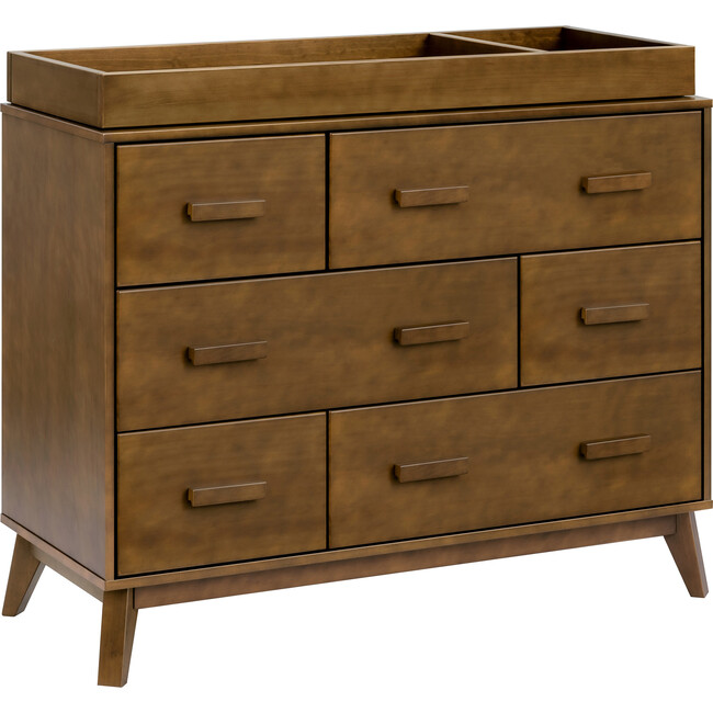 Scoot 6-Drawer Dresser, Natural Walnut - Dressers - 5