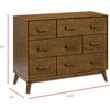 Scoot 6-Drawer Dresser, Natural Walnut - Dressers - 9