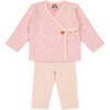 Sweet Hearts Knit Baby Set - Two Pieces - 1 - thumbnail