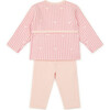 Sweet Hearts Knit Baby Set - Two Pieces - 2