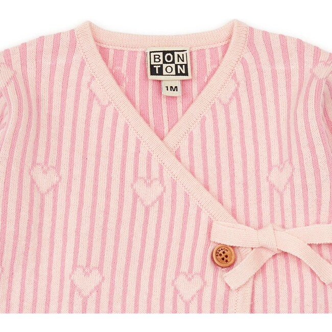 Sweet Hearts Knit Baby Set - Two Pieces - 3