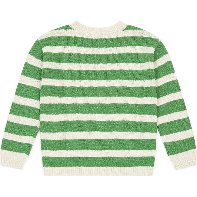 Striped Cotton Marino Baby Sweater - Sweaters - 2