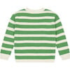 Striped Cotton Marino Baby Sweater - Sweaters - 2