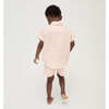The Tiny Beau Baroque Shells Print Shirt, Pale Coral - Button Downs - 3