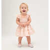 The Baby Ellie Nap Baroque Shells Print Dress, Pale Coral - Dresses - 2