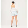 Women's Lisette Baroque Shells Print Short, Powder Blue - Shorts - 5