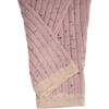 Ribbed Knit Retro Leggings, Ash Rose - Leggings - 3