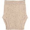 Ribbed Knit Retro Bloomers, Oat - Bloomers - 1 - thumbnail