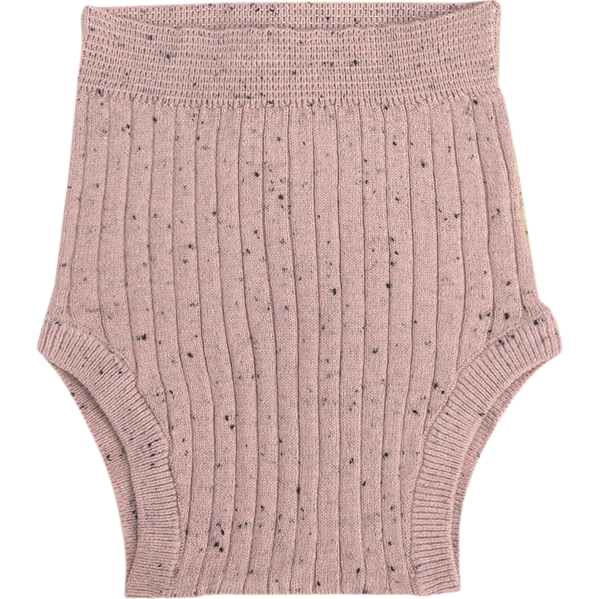 Ribbed Knit Retro Bloomers, Ash Rose - Bloomers - 1