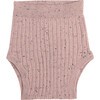 Ribbed Knit Retro Bloomers, Ash Rose - Bloomers - 1 - thumbnail