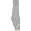 Ribbed Knit Retro Leggings, Heather Grey - Leggings - 3