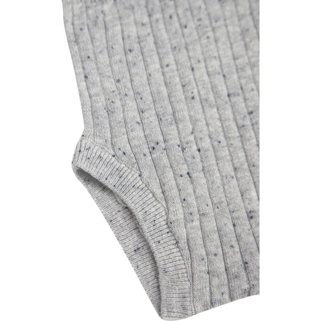 Ribbed Knit Retro Bloomers, Heather Grey - Bloomers - 3