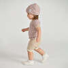 Ribbed Knit Retro Beanie, Ash Rose - Hats - 3