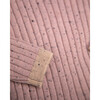 Ribbed Knit Long Sleeve Retro Top, Ash Rose - Shirts - 5