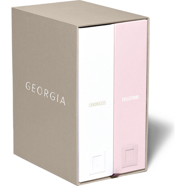 Exclusive Monogrammable Georgia Baby Keepsake Box, Blossom Pink