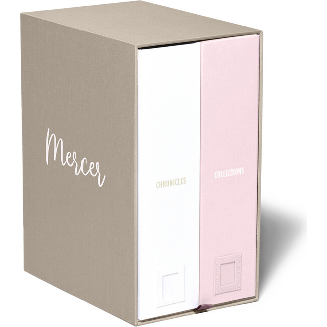 Exclusive Monogrammable Mercer Baby Keepsake Box, Blossom Pink