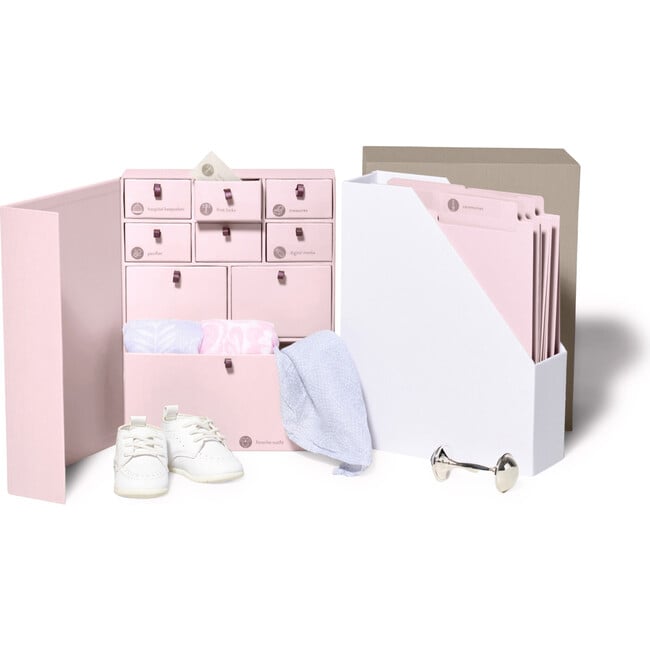 Exclusive Monogrammable Georgia Baby Keepsake Box, Blossom Pink - Keepsakes & Mementos - 2