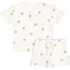 Organic Tee and Shorts Set, Sunshine - Mixed Apparel Set - 1 - thumbnail