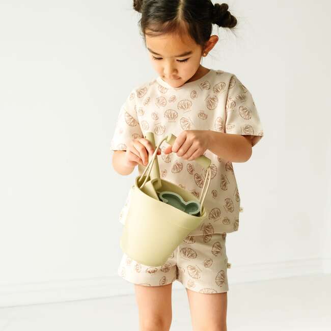 Organic Tee and Shorts Set, Seashells - Mixed Apparel Set - 2