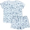 Organic Tee and Shorts Set, Minnow - Mixed Apparel Set - 1 - thumbnail