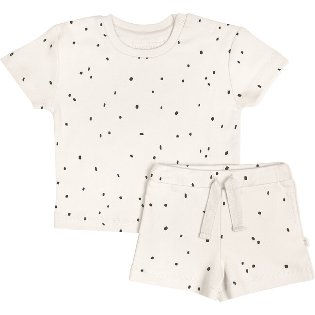 Organic Tee and Shorts Set, Pixie Dots