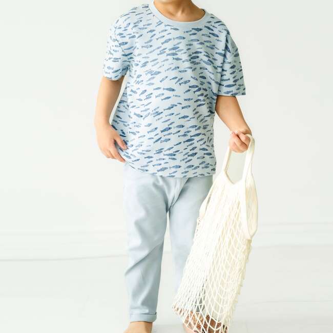 Organic Tee & Pants Set, Minnow - Mixed Apparel Set - 2