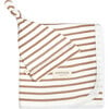 Organic Swaddle Blanket & Hat, Stripes - Swaddles - 1 - thumbnail