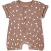 Organic Short Bubble Romper, Flock - Rompers - 1 - thumbnail