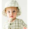 Organic Bucket Sun Hat, Gingham - Hats - 2