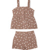Organic Top and Shorts 2 Piece Set, Flock - Mixed Apparel Set - 1 - thumbnail