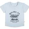 Organic Crew Neck Tee, Malibu Beach Club - Mixed Apparel Set - 1 - thumbnail