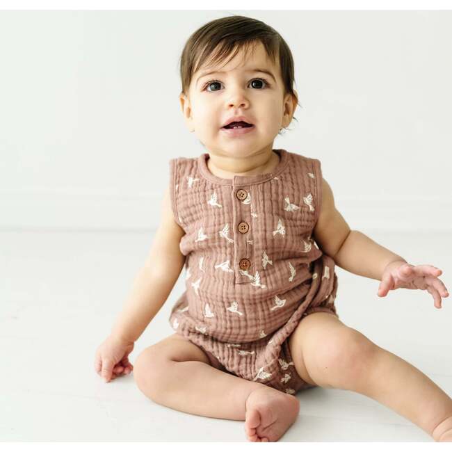 Organic Bubble Onesie, Flock - Onesies - 2