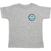 Smiley Checker Patch Short Sleeve T-Shirt, Grey - T-Shirts - 1 - thumbnail