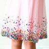 Pink Confetti Short Sleeve Tutu Dress, Pink - Dresses - 2