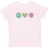 Peace, Love, Smile Patch Short Sleeve T-Shirt, Ballet - T-Shirts - 1 - thumbnail