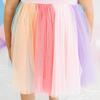 Groovy Birthday Girl Short Sleeve Tutu Dress, Multi - Dresses - 3