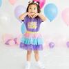 Groovy Birthday Girl Short Sleeve T-Shirt, Lavender - T-Shirts - 3